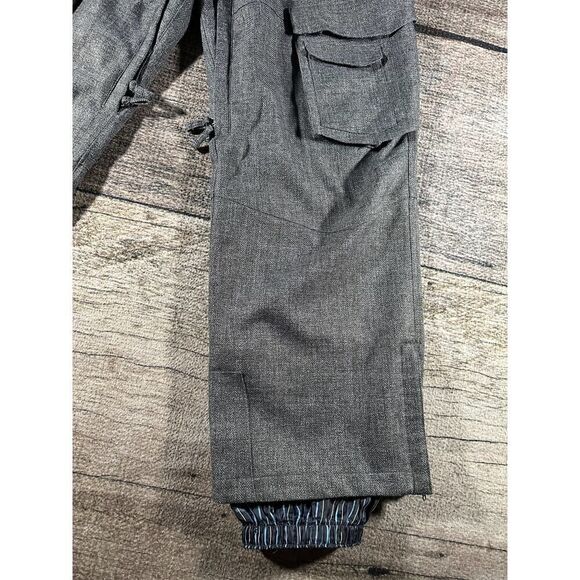 SIMS Snap Button Grey Lined Ski Snowboarding Pants Men's Size Small - Picture 6 of 12